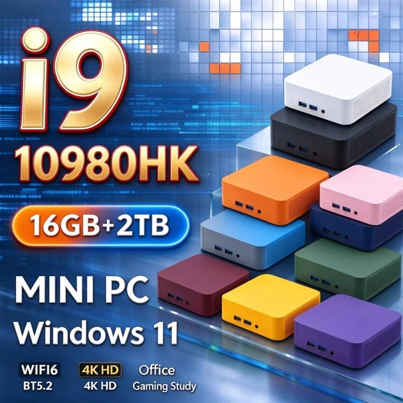 Intel All In One Mini PC Intel I9‑10980HK Windows11 16GB RAM 1TB/2TB SSD WiFi6 BT5.2 4K HD Compact Gaming Business Office Computer - Aliexpress Deal