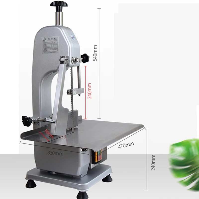 Automatic Frozen Meat Bone Cutting Machine Mini Desktop Commercial Electric Bone Sawing Machine For Cutting Bones Home Appliance