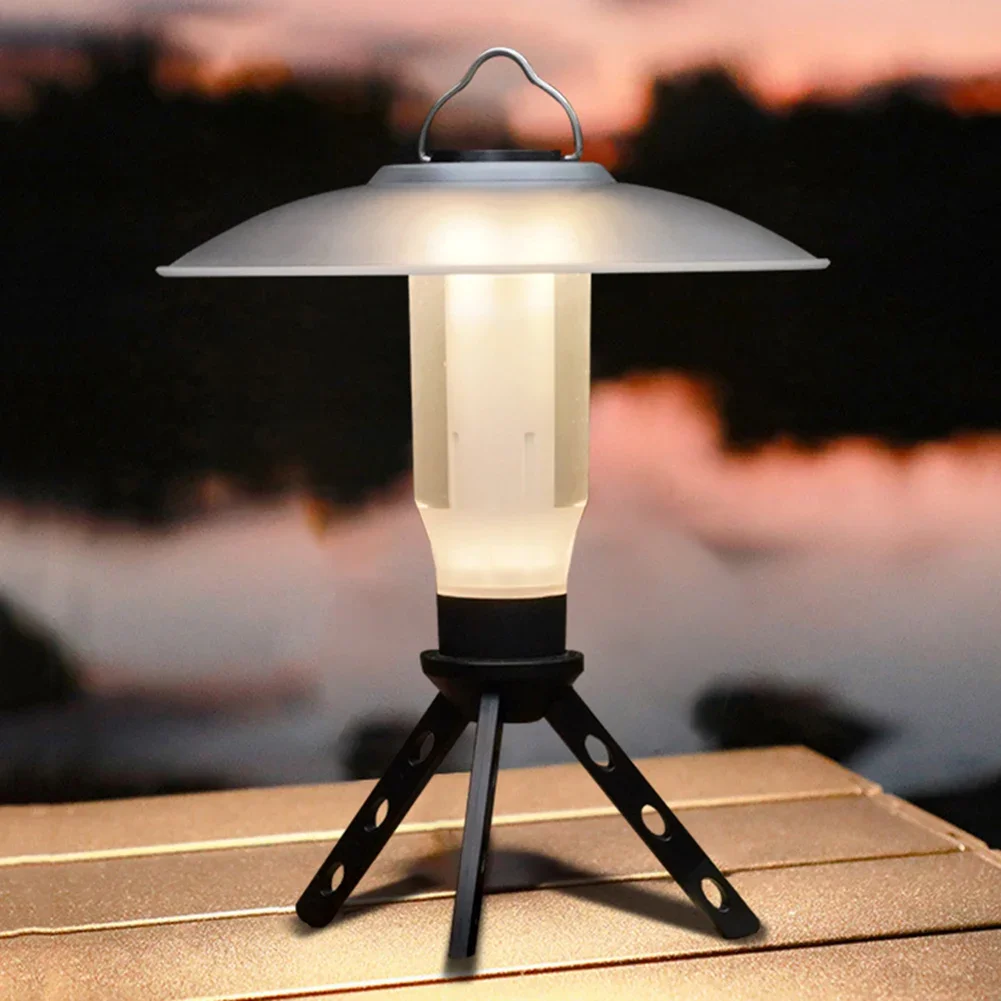 2000MAH Camping LightWaterproof 160LM Night Light Last  To 6H Camping Lantern Type-C Charging  Emergency BBQ Picnic