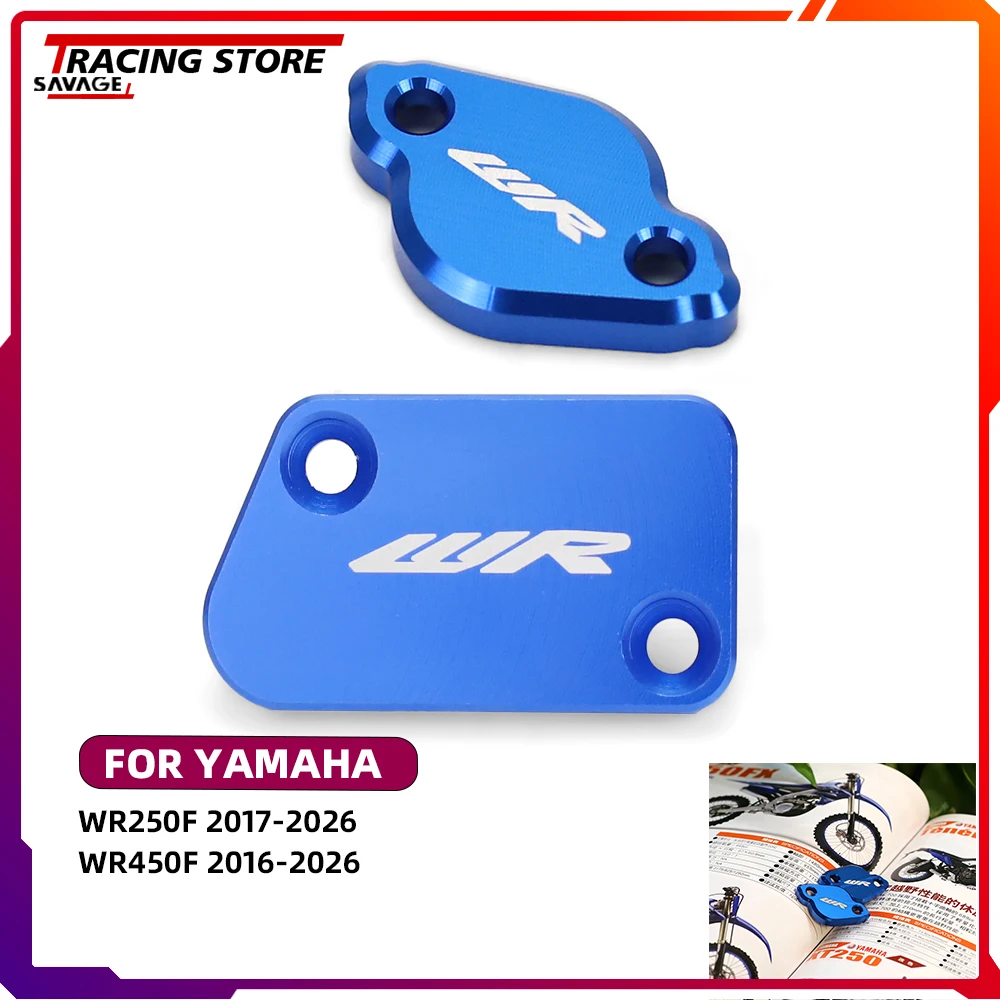 

Front Rear Brake Fluid Reservoir Cover For YAMAHA WR250F WR450F WR 250F 450F Brake Master Cylinder Cap Motorcycle Accessories