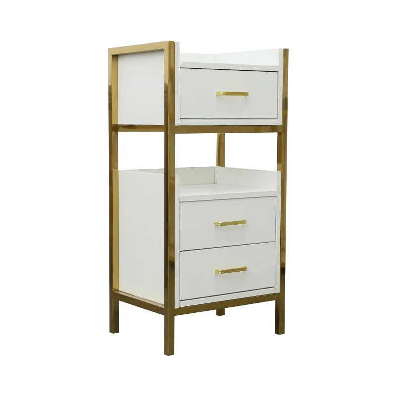Multifunctional hair salon trolley barber shop work cabinet perm dyeing and cutting tool cabinet