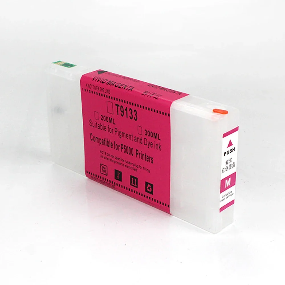 

275ML T9131-T9139 T913A T913B T913D P5000 Empty Refill cartridge with chip compatible for Epson surecolor P5000 printer