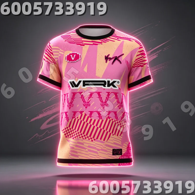 2026 Summer Unisex Retro VRK All Over Print Jerseys T-Shirt Breathable Streetwear Casual E-Sports for Fans Gift Family Kids Tees