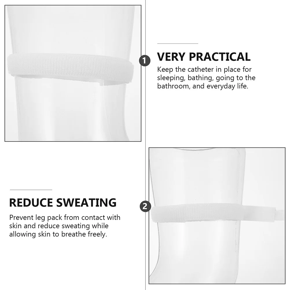 

6Pcs Elastic Catheter Fixation Straps Comfortable Polyester Urinary Catheter Holders for Stable Leg Fixing in Daily Use