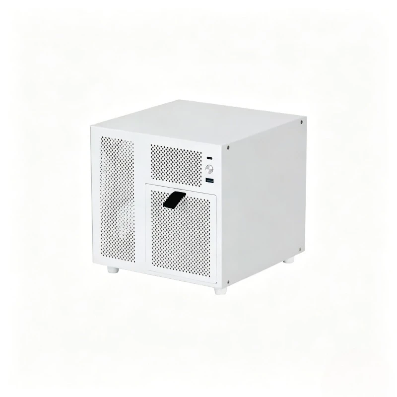 For Ursa Minor 4-disk NAS chassis SFX power supply ITX main board Flying cow black group home storage server small chassis
