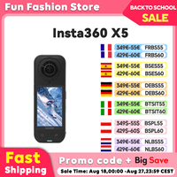 Insta360 X5/Combo Action Camera 2025 New 8K 30fps Replaceable Lenses Triple AI Chip Superior Low Light 185 Mins Run Life New