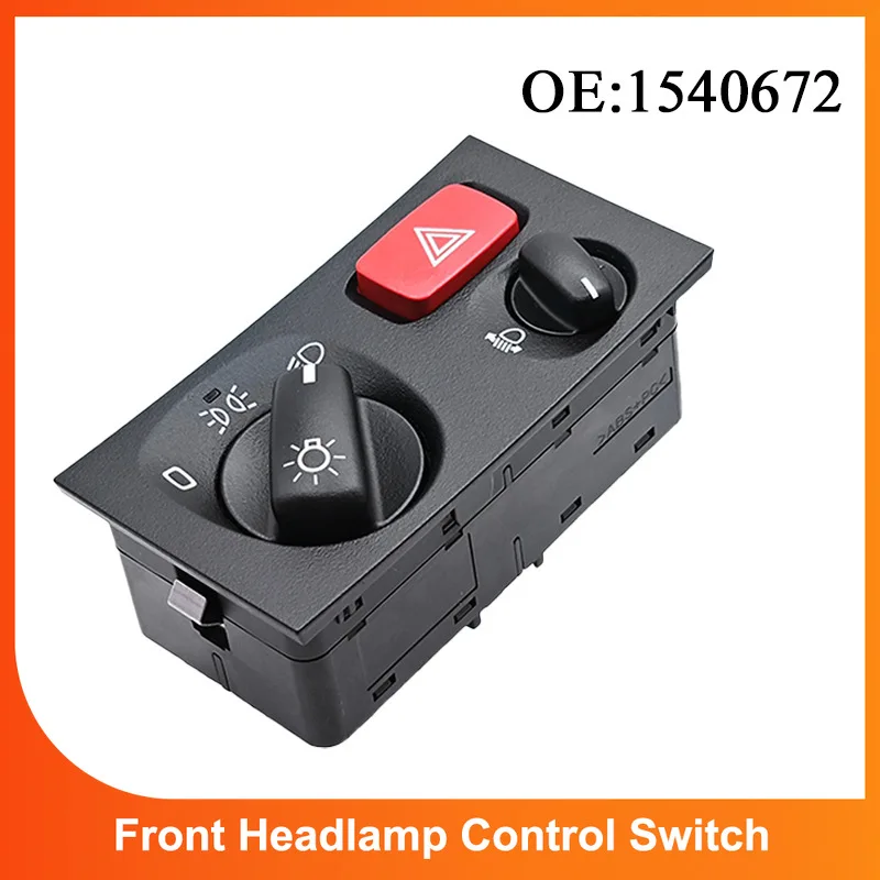 1540672 1540673 Headlight Head Fog Lamp Light Control Switch Button for Scania P G R T - Series 1900317 1900316 2252075