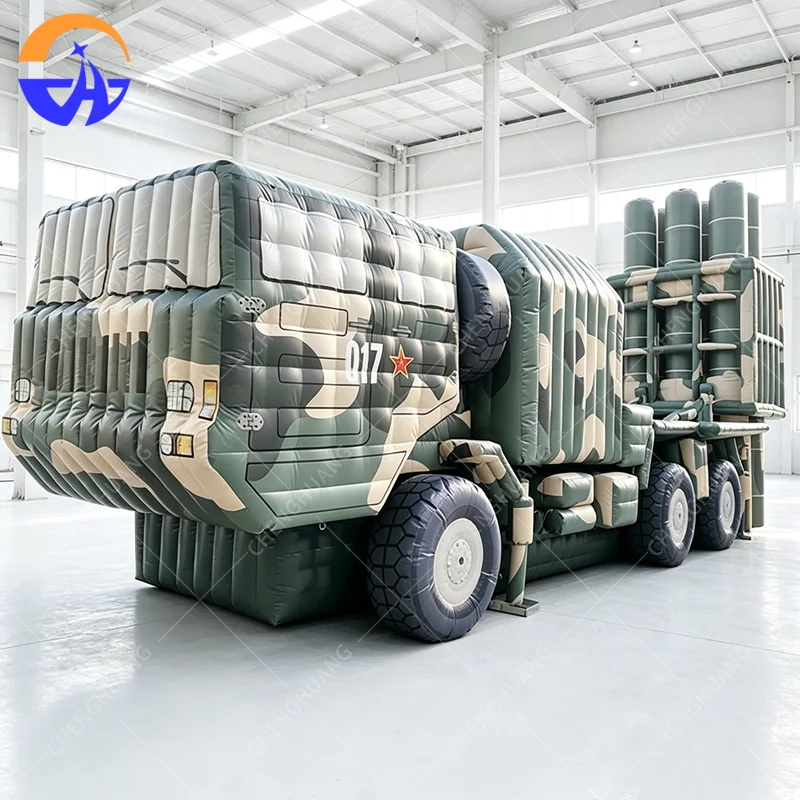 Custom Inflatable Simulation tank Model for Outdoor Promotional Activities Advertising Inflatable Decoration Props with Blower