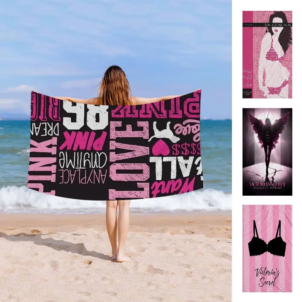 

V-VictoriaS Fashion S-Secret Fashion Microfiber Beach Towel Absorbent Quick Dry Soft Yoga Swimming Resort Climbing Towel