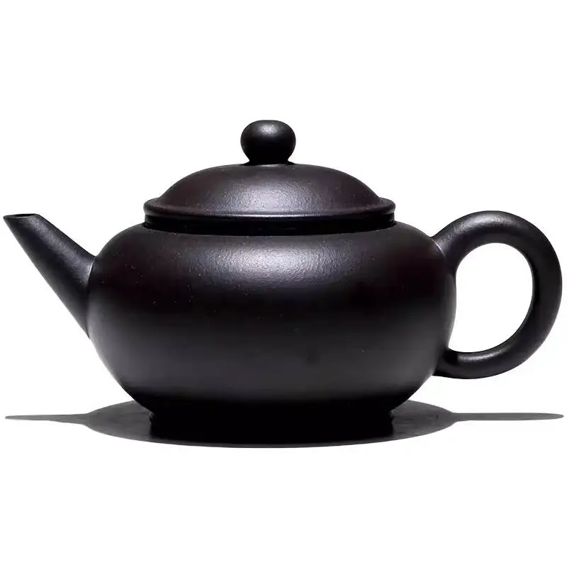 [Changtao]Yixing Zisha Pot Handmade Teapot Tea Set Pan Ye Original Mineral Stone Yellow Level 160Cc