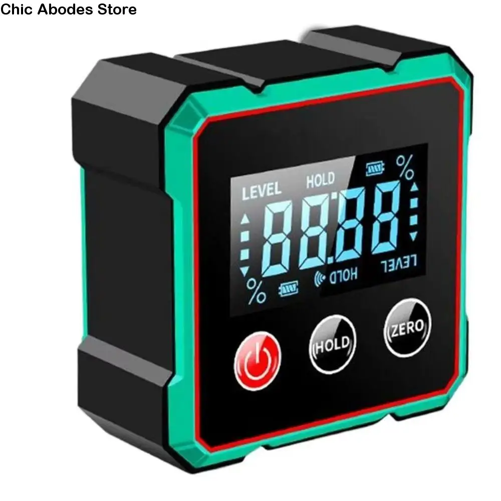 

Magnetic Digital Angle Gauge Laser Gauge 0-90° Range Magnetic Protractor Precision Practical Bevel Gauge Woodworking