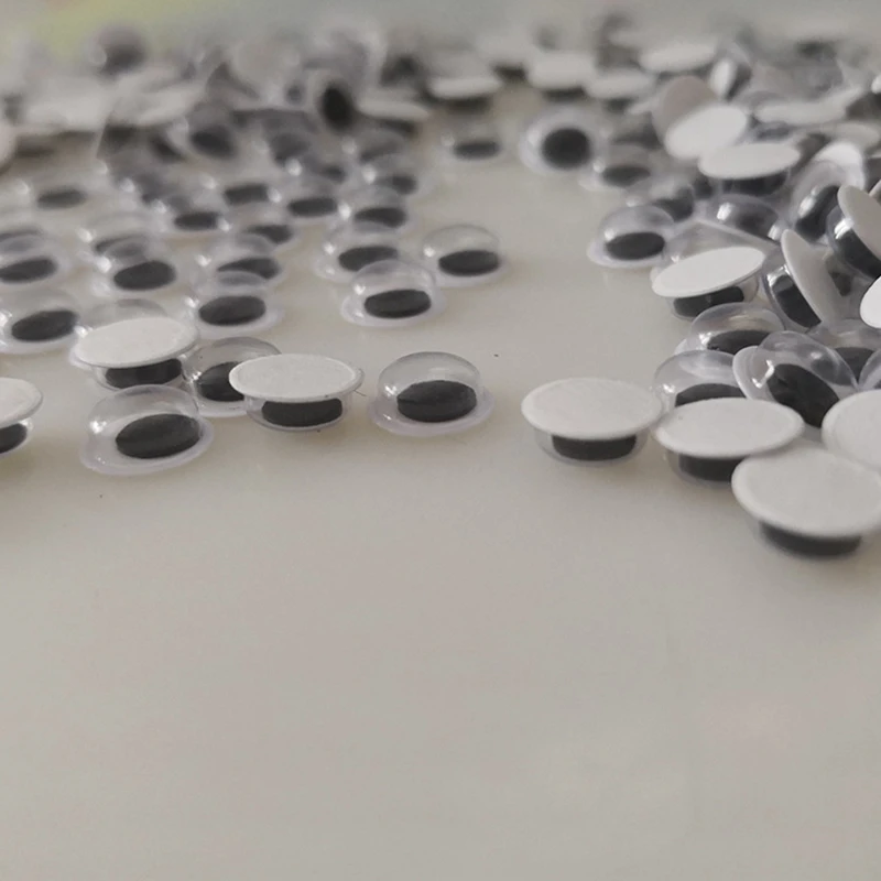 A19Q-700 peças redondas olhos googly com autoadesivo diy scrapbooking artesanato acessórios tamanhos sortidos