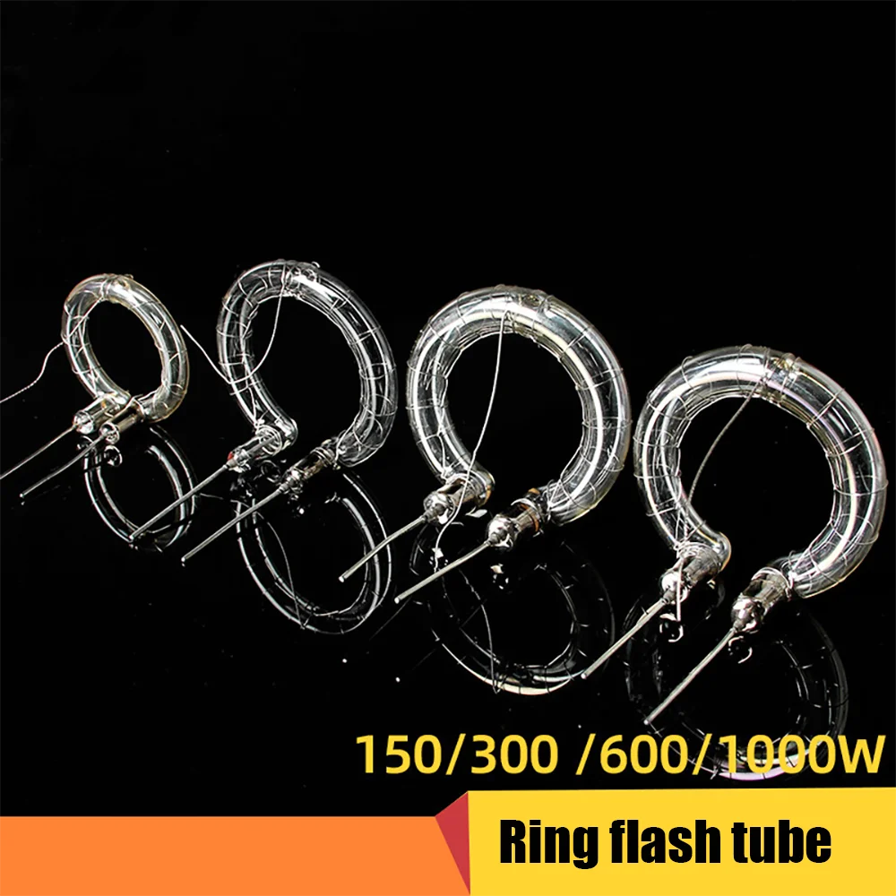 Studio Light Photography Light Photography Flash Tube Ring Lamp 200W 400W600W1000W Professional Lamp Without Foot Cover