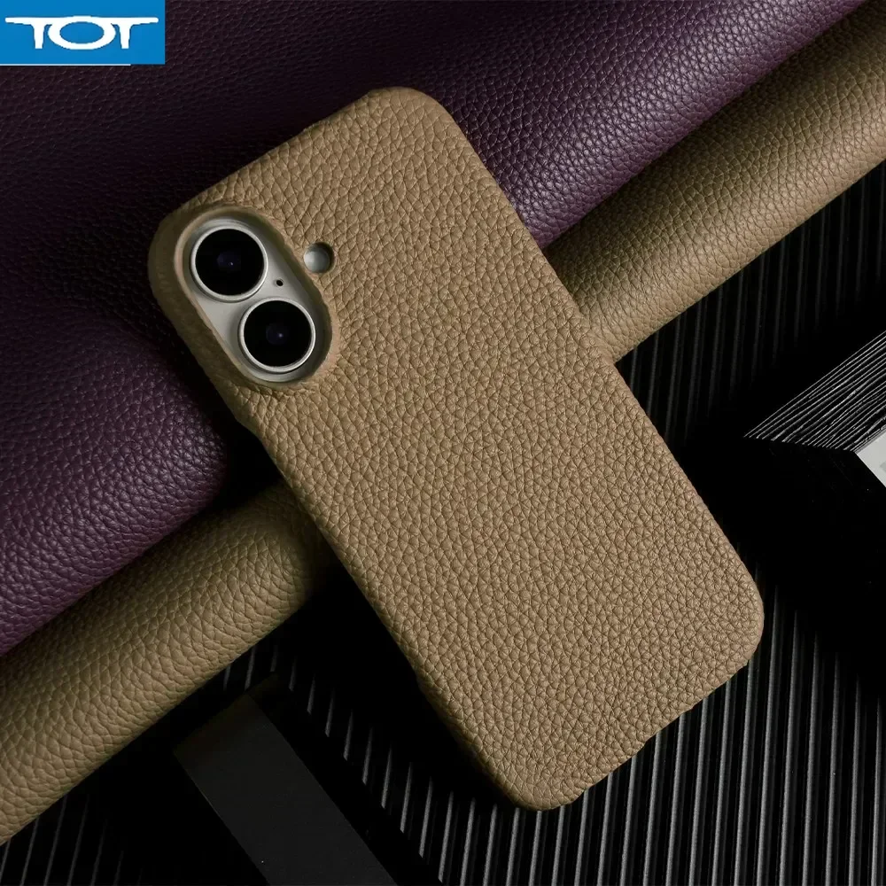 For iphone 16 Pro Max case Luxury Genuine Leather Cover Back Etui Coque Shockproof for Funda iphone15 14Pro 13 XR XSMax Carcasa