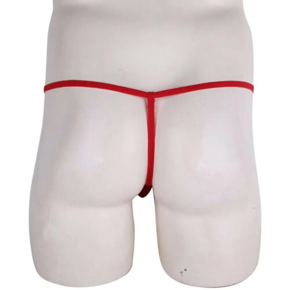 

Ice Silk Underwear Low Rise Mens Panties Soft T-Back Thong Bikini Comfy G String Pouch Underpants High Quality