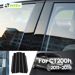 For Lexus CT200h 2011-2019 2012 2013 2014 2015 2016 Bright Black Carbon Fibre Window Door B C Sticker