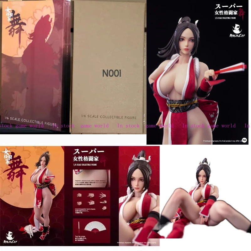 

In Stock Original Ninja Cat 1/6 N001 Female Warrior King of Fighters Mai Shiranui Anime Action Collectible Figure