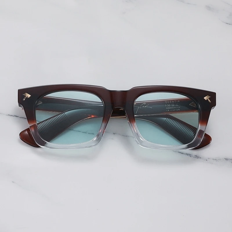 JMM Quentin شعبية سميكة خلات مربع النظارات الشمسية الفاخرة العلامة التجارية الرجال النظارات الشمسية موضة في الهواء الطلق UV400 المرأة النظارات الشمسية