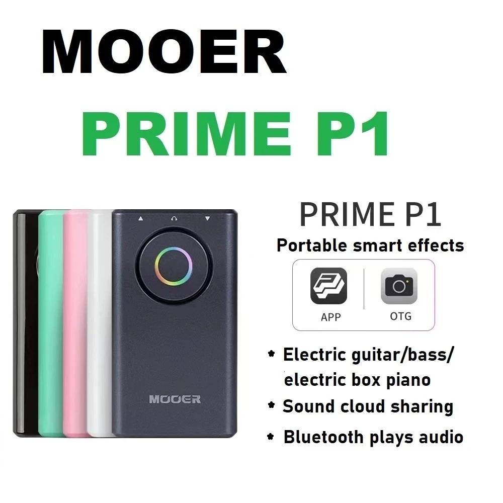 MOOER PRIME P1 GUITAR SMART EFFECT GWF4 WIRELESS PEDAL GWU4 WIRELESS RECEIVER GCA5 BLUETOOTH SPEAKER COMBO