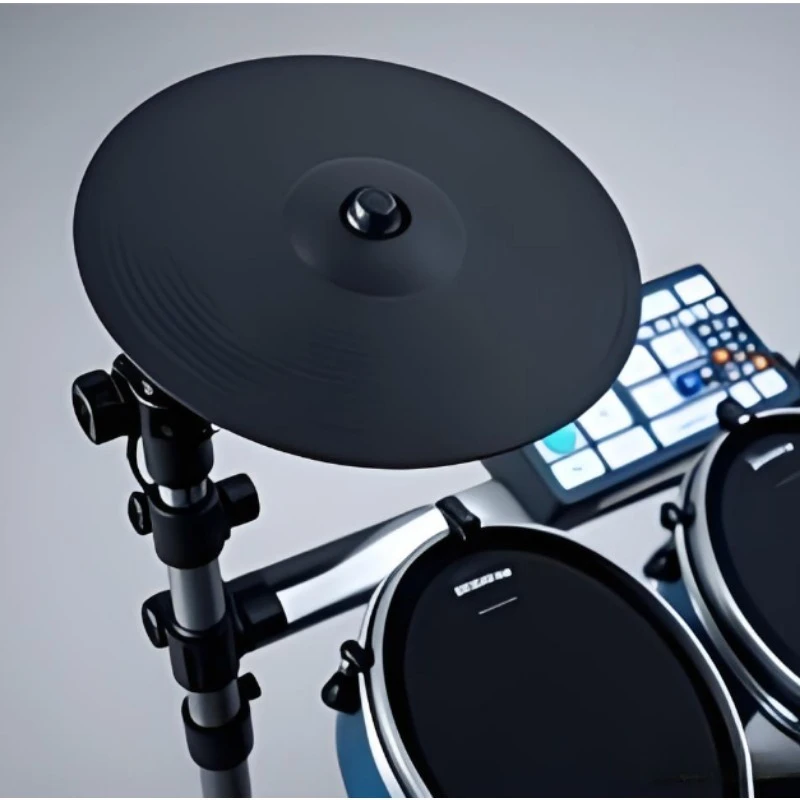 9 13 15 Inch 3 Zone Electronic Drum Ride Cymbal Silent Drum Pad with Choke Accessory
