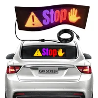 LED Panel Light Angel Eyes Flexible LED Display Sign Advertising Messages Programmable LED Car Sign Board Soft Flex
