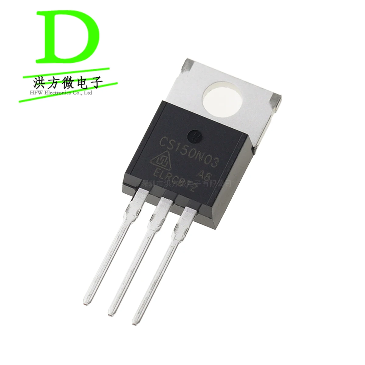 10 قطعة العلامة التجارية CRMICRO MOSFET N-CHANNEL CS150N03A8 TO-220 30 فولت 150A
