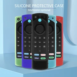 Protective Silicone Sheath Fit for Amazon Fire TV Stick Remote Control Original 2021 3rd Gen Case Shockproof Anti-Slip Sleeve