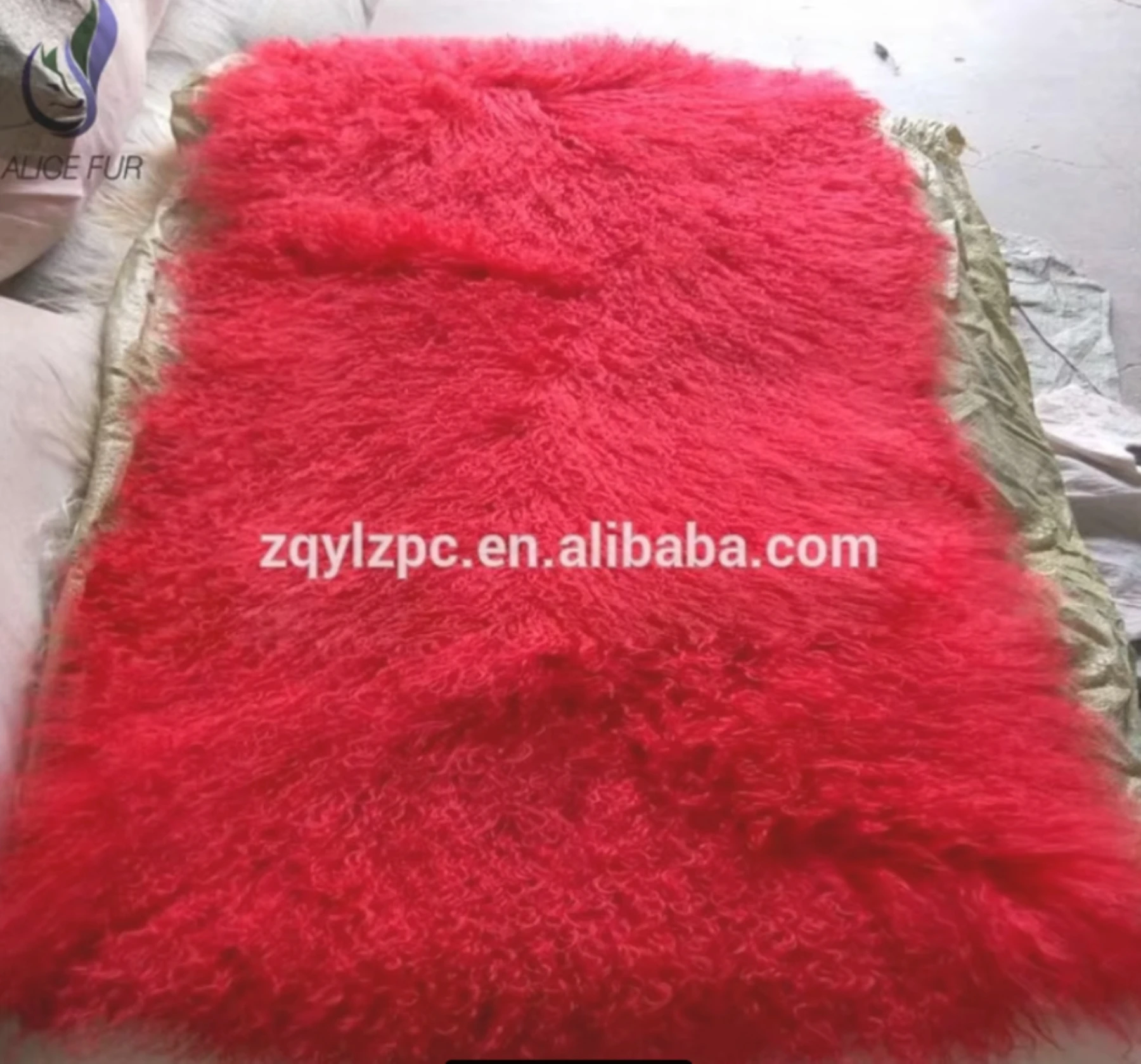

High Quality Natural Hot selling mongolian sheep fur Plate