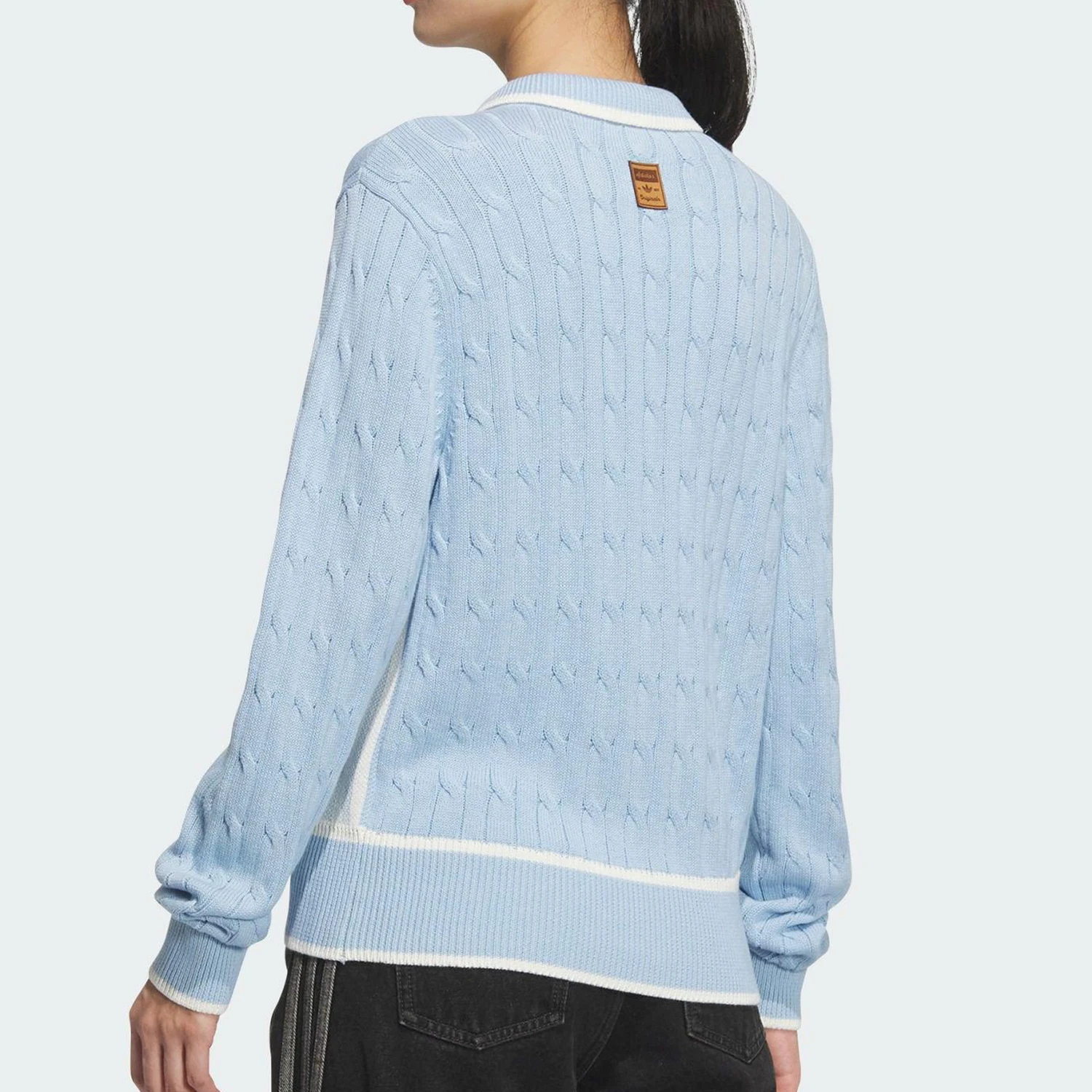 Adidas Official Authentic Originals Women's Fashion Retro Knit Jacket JM8018