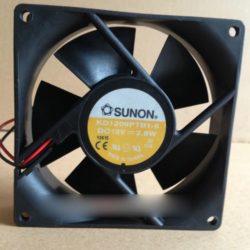 Y+1PCS New for SUNON KD1209PTB1-6 DC12V 2.8W 2-Wire Ball Cooling Fan#QW
