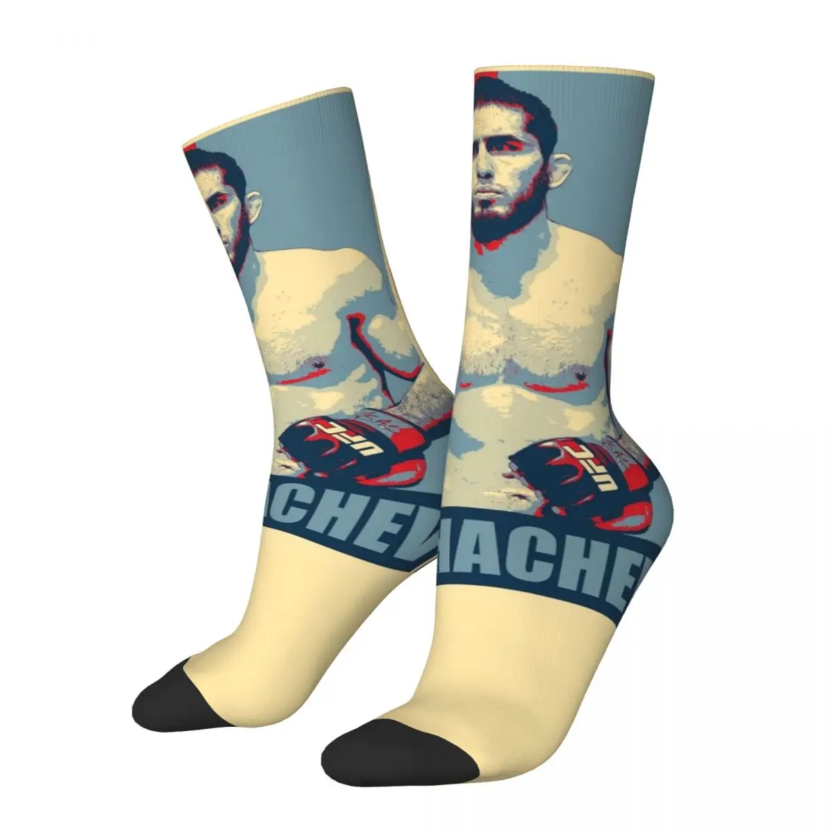 Funny Unisex Islam Makhachev Hope Theme Socks Mixed Martial Artist Merch Football Socks Warm Wonderful Gifts