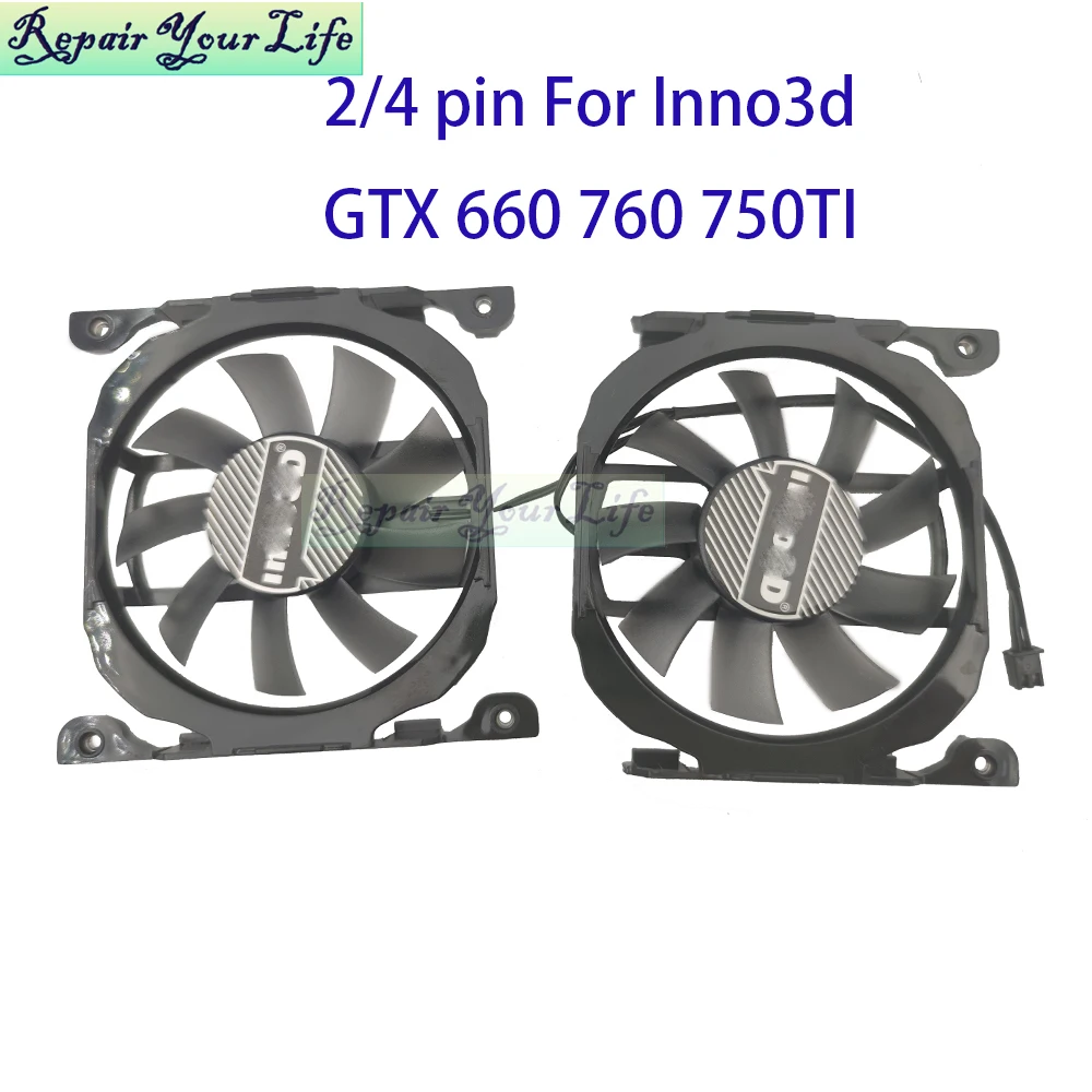 95mm CF-12815S Video Graphics Card Cooling Fans For Inno3d GTX 660 760 GTX 660Ti 750Ti Gaming Supreme GPU Cooler Fan DC12V 0.28A