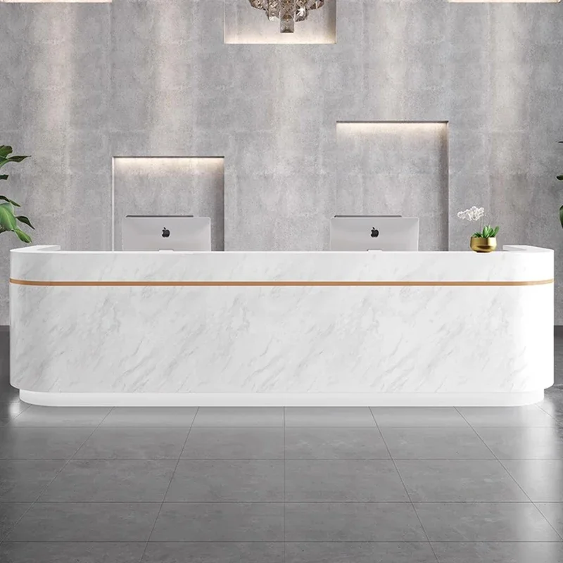 

Beauty Salon Lectern Reception Desk Counter Office Podium Reception Desk Luxury Banco Restaurant Empfangstheke Bar Furniture