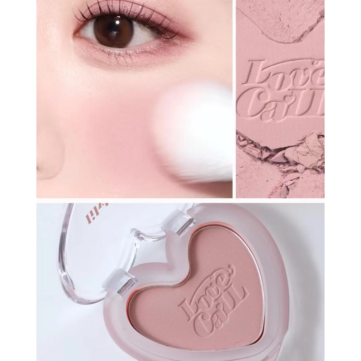 Lilybyred Luv Beam Blur Cheek 02&05,Soft Focus,Easy Blend,Smooth Apply,Sheer Pigment,Fine Pearl,Korean Cosmetic,Korean Makeup