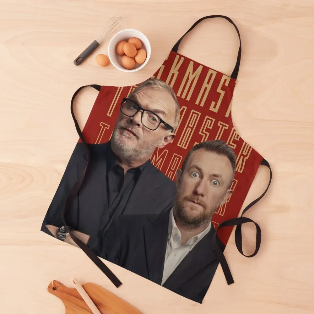 Taskmaster- Alex Horne & Greg Davies Apron Kitchen Tools Kitchen Kawaii Accessories Household Items Apron