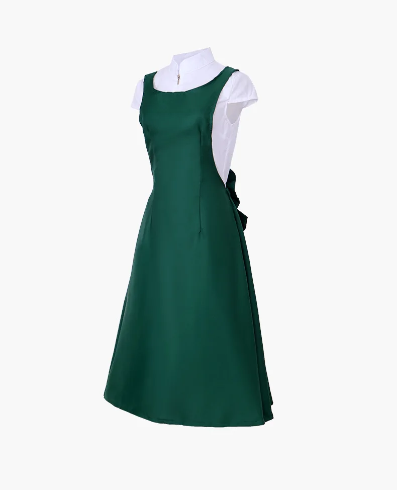 هالوين أنيمي اوزوماكي الأم اوزوماكي كوشينا تأثيري فستان مُصمم حسب الطلب المئزر قميص القوس دعوى موحدة كرنفال عيد الميلاد فستان بتصميم حالم