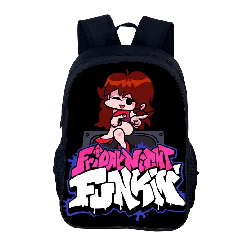 Friday Night Funkin Cartoon Backpack School Bag 40cm/15.7inch Backpack Book Bags Computer Backpack for Boy Girl Best Gift