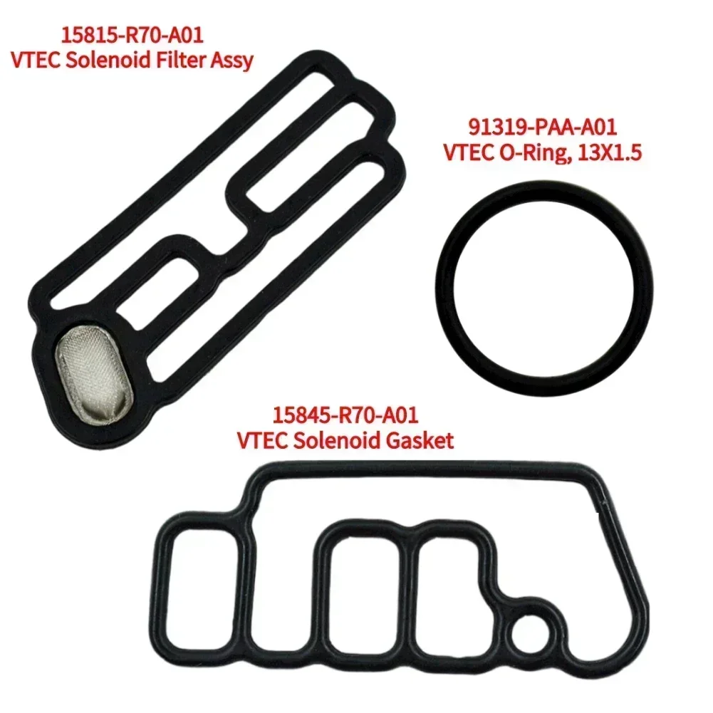 

Запасная прокладка головки блока цилиндров соленоида VTEC 15815-R70-A01 15845-R70-A01 91319-PAA-A01, практичные детали для улицы