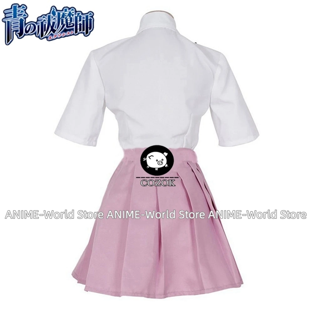 Anime Blue Exorcist Ao No Exorcist Kamiki Izumo Moriyama Shiemi JK School Uniform Cosplay Costume