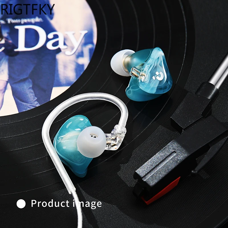 COONY CN1 Resin Earphones Wired In Ear Interchangeable HIFI Fever Grade High Sound Quality TypeC Monitoring Earphones