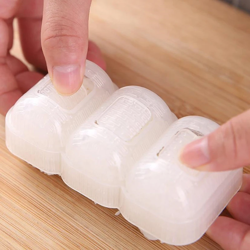 Molde para hacer arroz de sushi con forma de dibujos animados, set de bolas de arroz Onigiri, molde prensador japonés, herramientas DIY, accesorios de cocina Bento