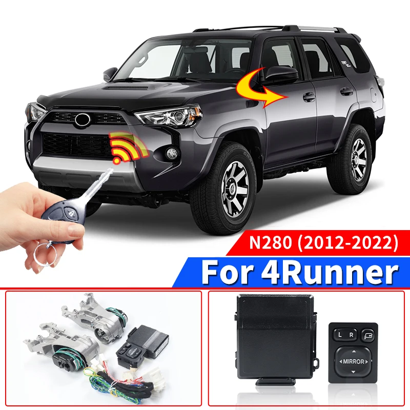 For 2012-2022 Toyota 4runner TRD Pro Sport Premium Modification Accessories Rearview Mirror Electric Folding Automatic Expansion