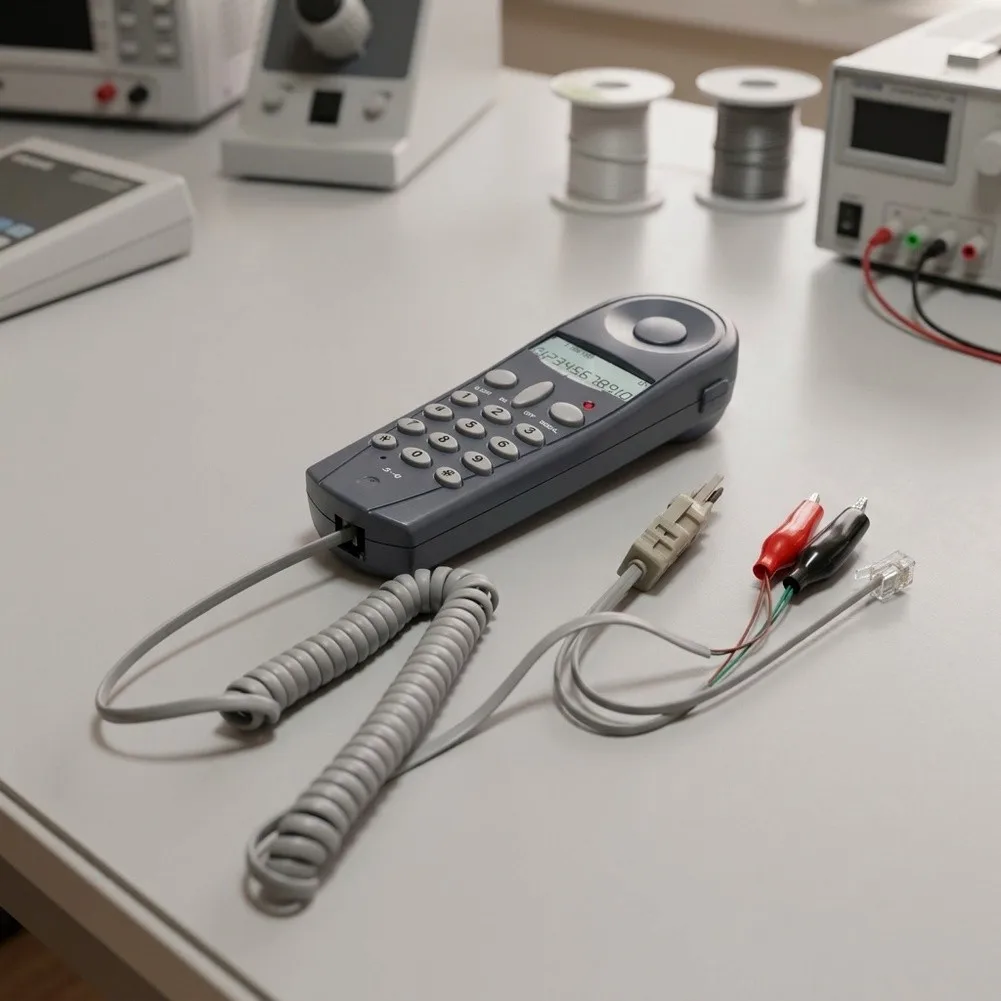 1pc C019 Network Cable Telephone Line Tester Telephone Lines Cables Testing Meter For Continuity Connection Fault Testing