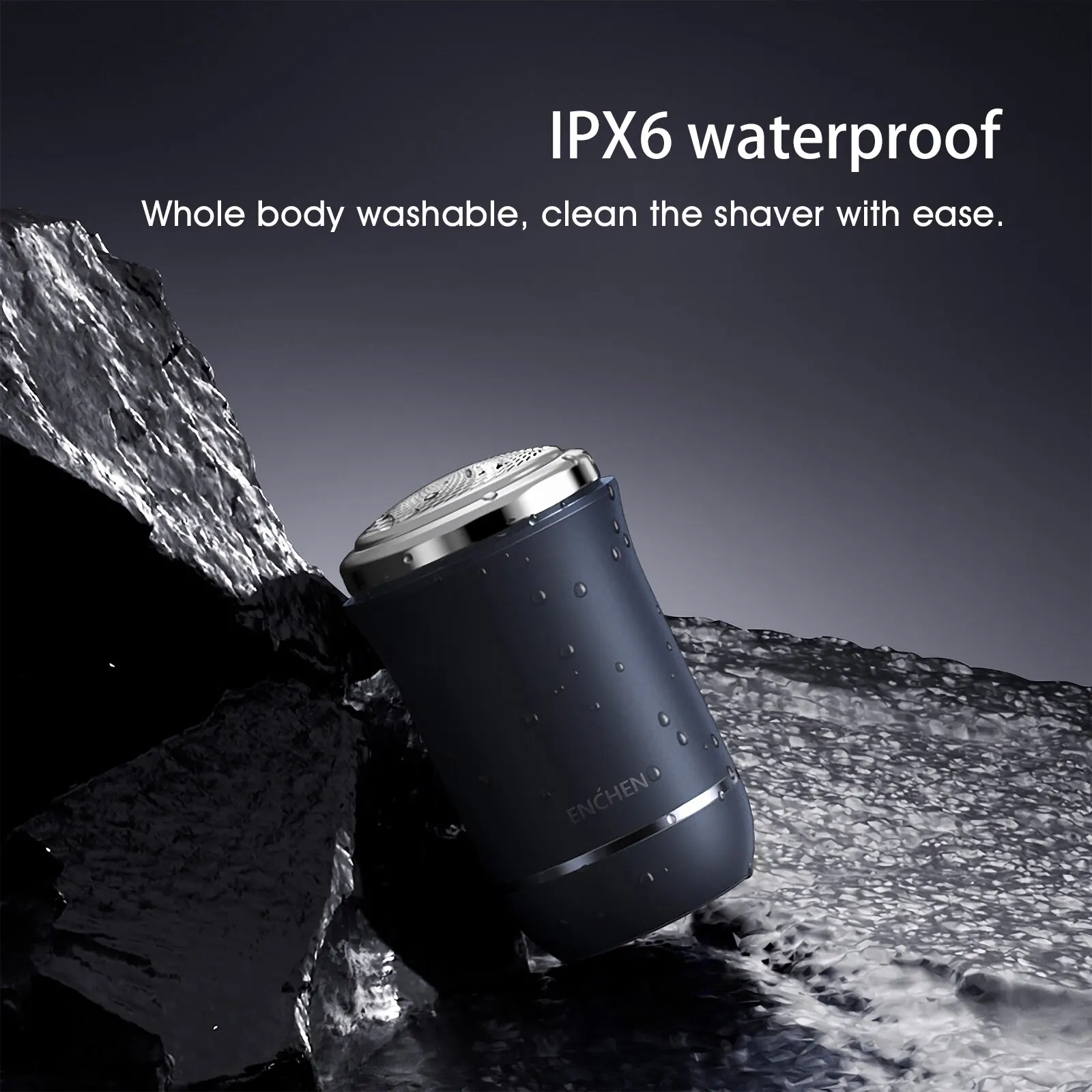 ミニシェーバー電気かみそりウェットドライデュアル使用ipx6防水男性用ひげ機タイプ-c充電式