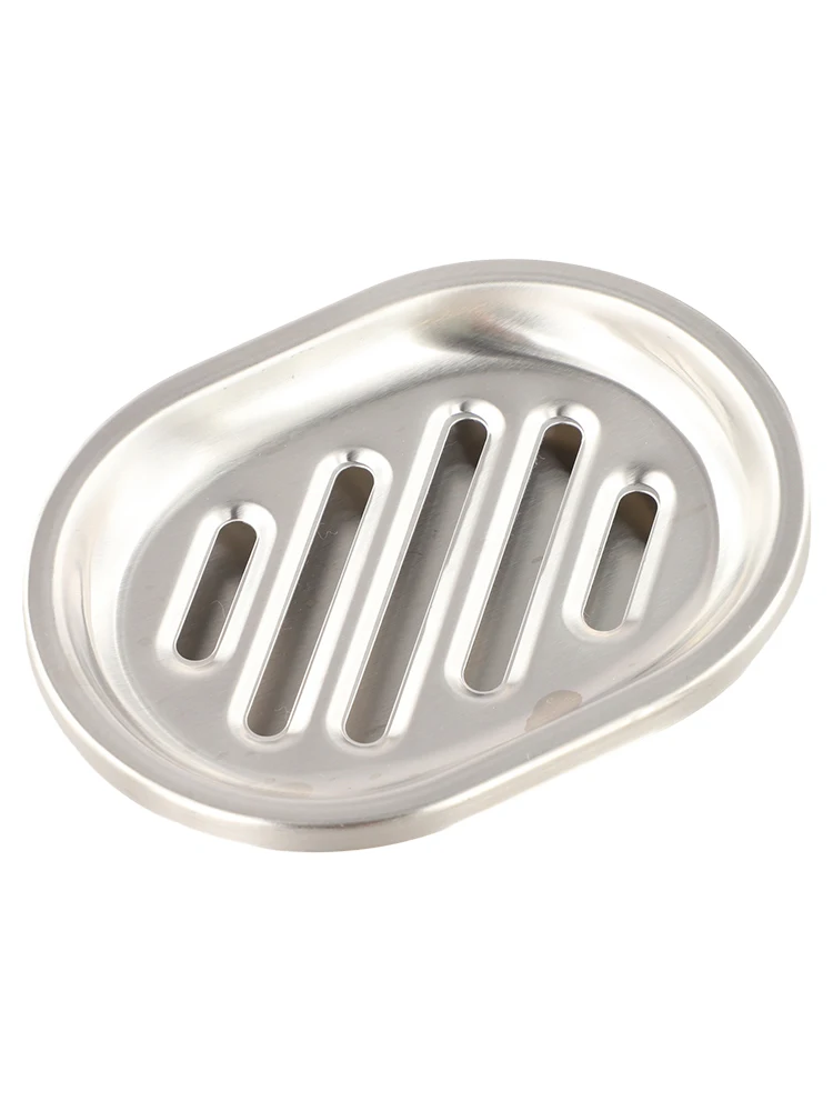 Space-saving Soap Box Stainless Steel Soap Dish Kitchen Storage Compact Design For Small Spaces Effortless Cleaning