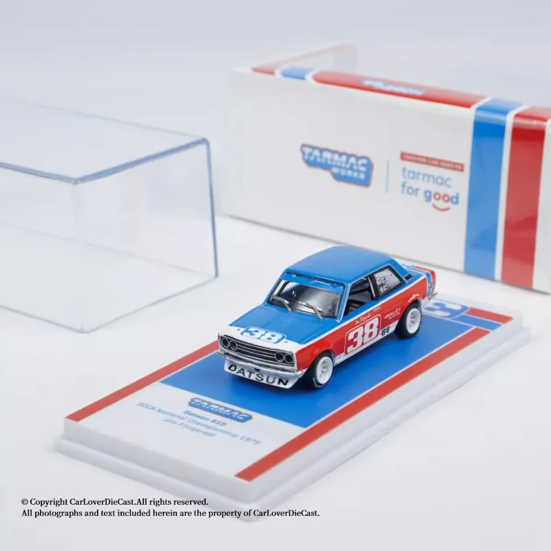 

Tarmac Works 1/64 Datsun 510 SCCA National Championship 1973 Alloy Toy Motor Vehicle Diecast Metal Model Gifts