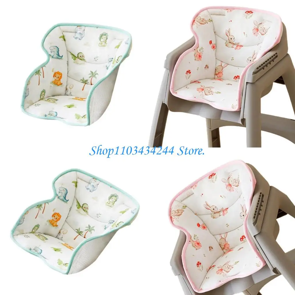 幼児ハイチェアパッドコットン子供の成長チェアクッション滑り止めデザインで安全な座り心地を実現