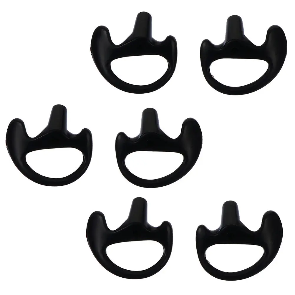

3Pairs Silicone Ear Mold Earbud Tips Comfortable Soft Stretch Replacement Insert for Acoustic Coil Tube Two Earphone