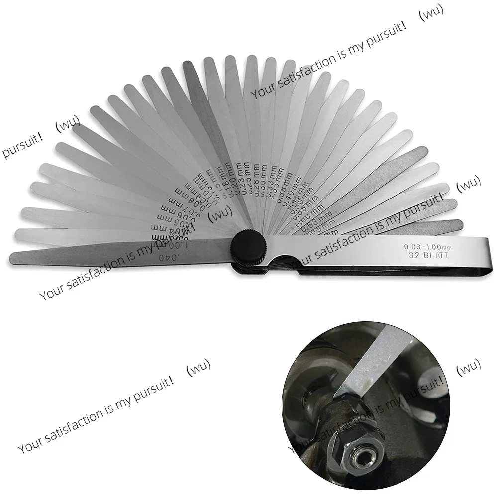 32 Stainless Steel Measurement Tool Set 001-0.04 0.03-1 mm, Micrometer, Motorcycle Tire Repair Tool