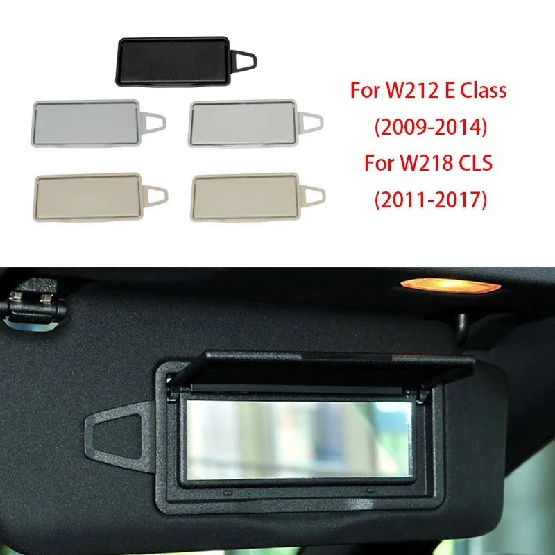 Car Sun Shade Visor Makeup Mirror Cover For Mercedes E Class W212 E200 E260 E300 E400 2128108100 Replacement Set